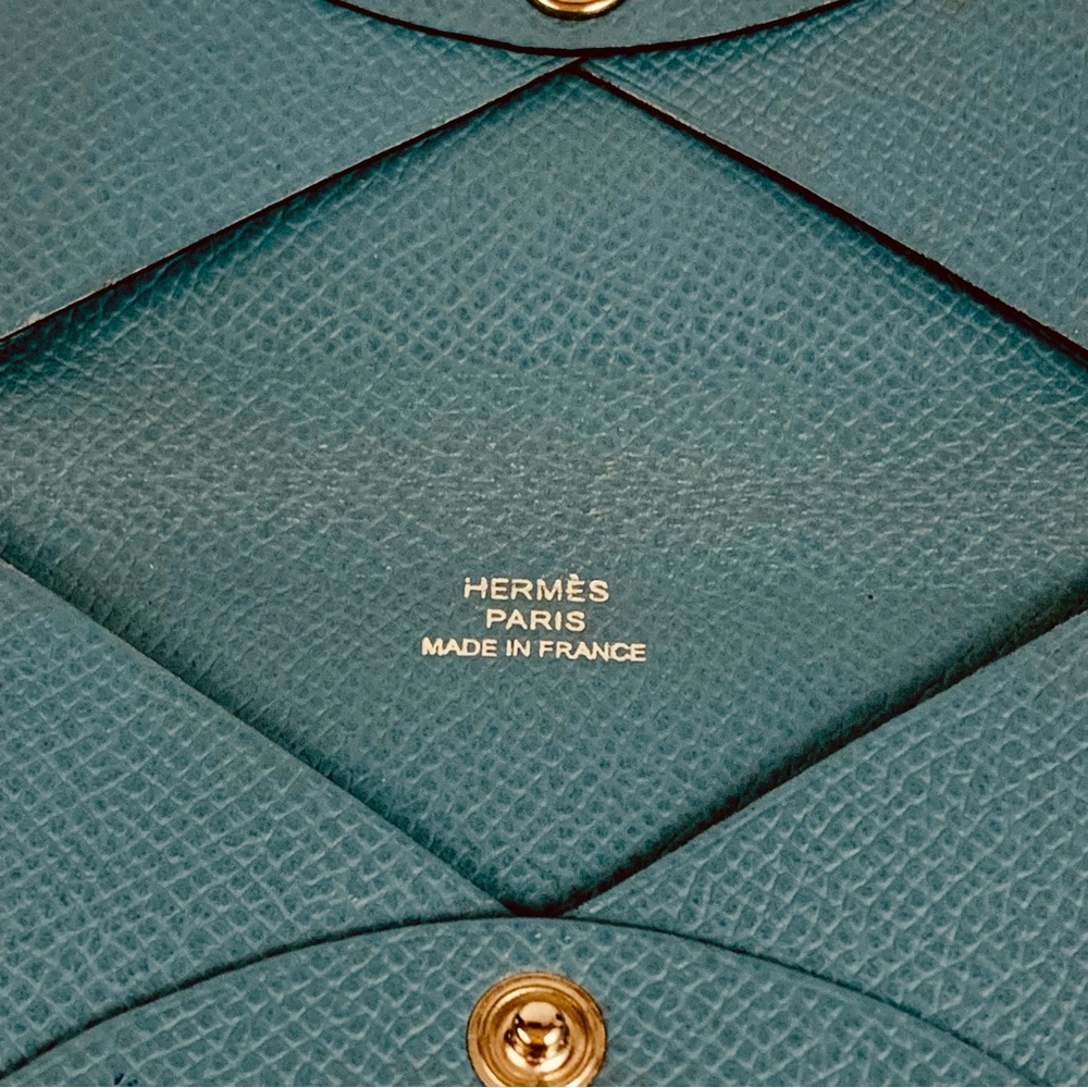 VINTAGE HERMÈS Calvi Card holder - Picture 14 of 16